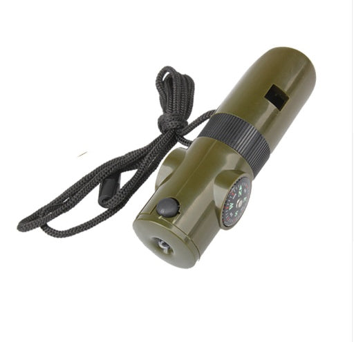 7-in-1 Outdoor Survival Whistle Compass