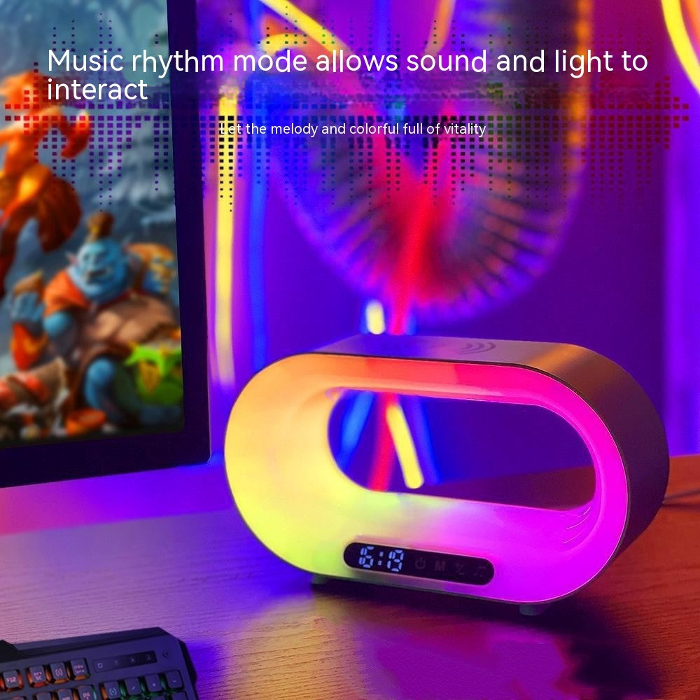 3-in-1 Smart LED Night Lamp Wireless Charger Clock