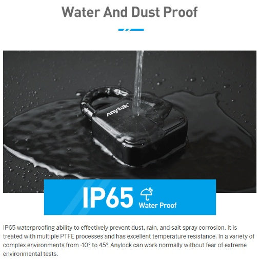 Waterproof L3 Smart Fingerprint Padlock