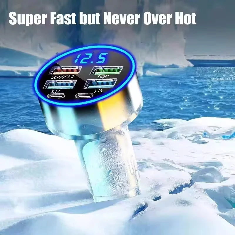 350W USB Car Charger Adapter