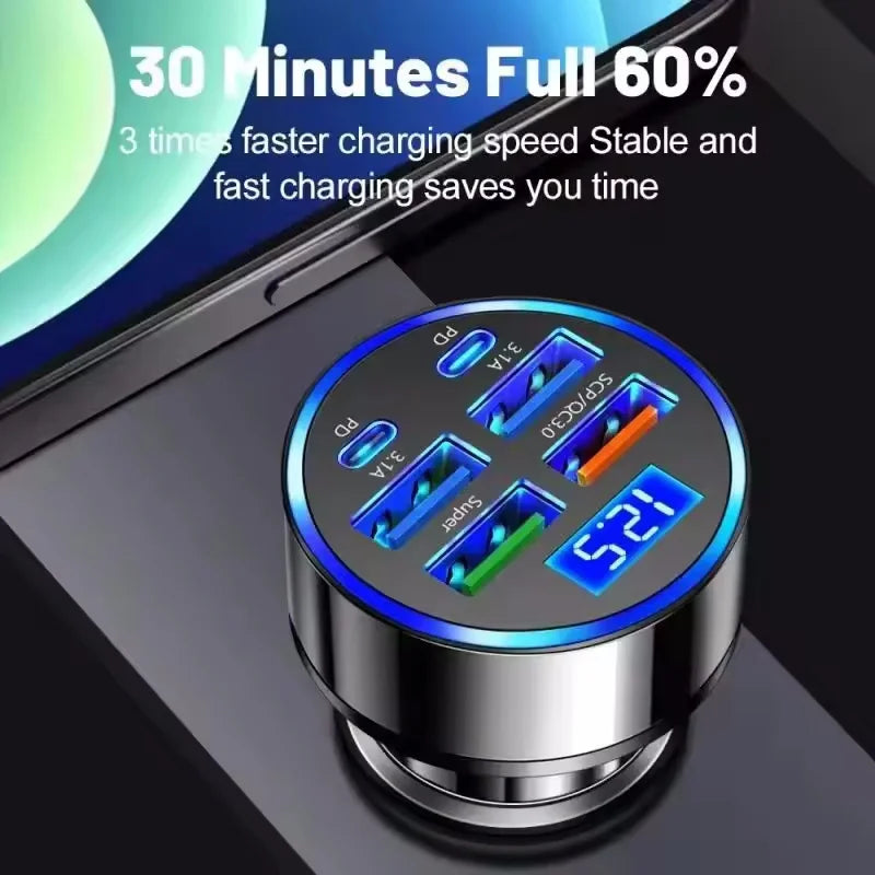 350W USB Car Charger Adapter