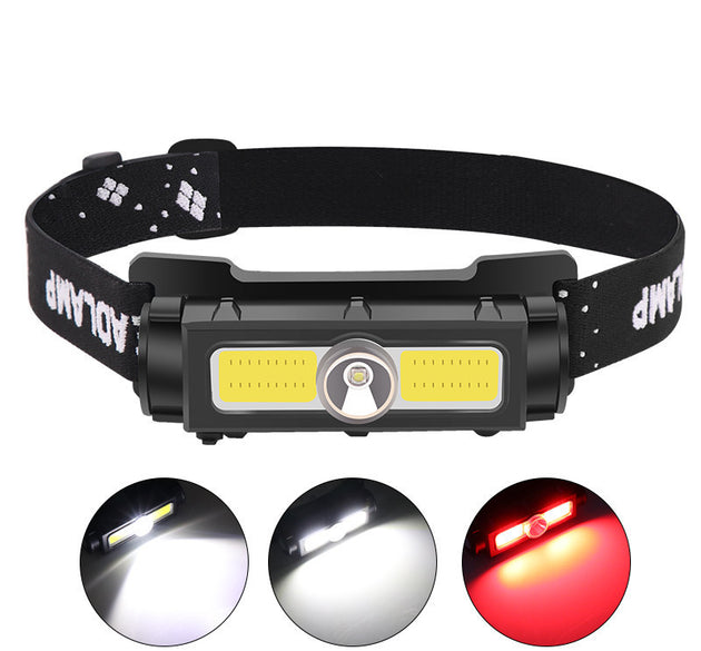 Rechargeable LED Headlamp Fishing Flood Light