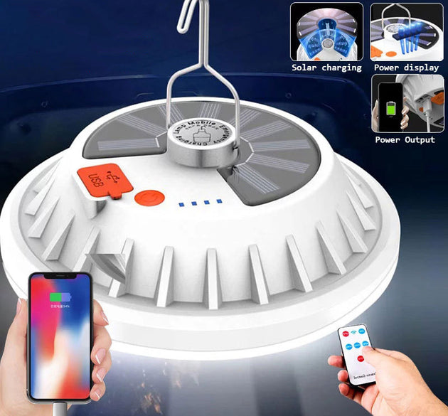 Battery Hook Night Market UFO LED Lights