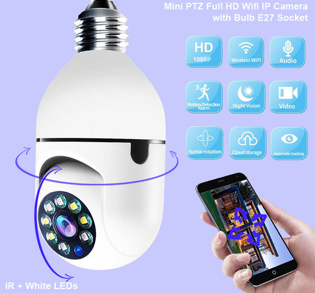 1080P WiFi Bulb Camera
