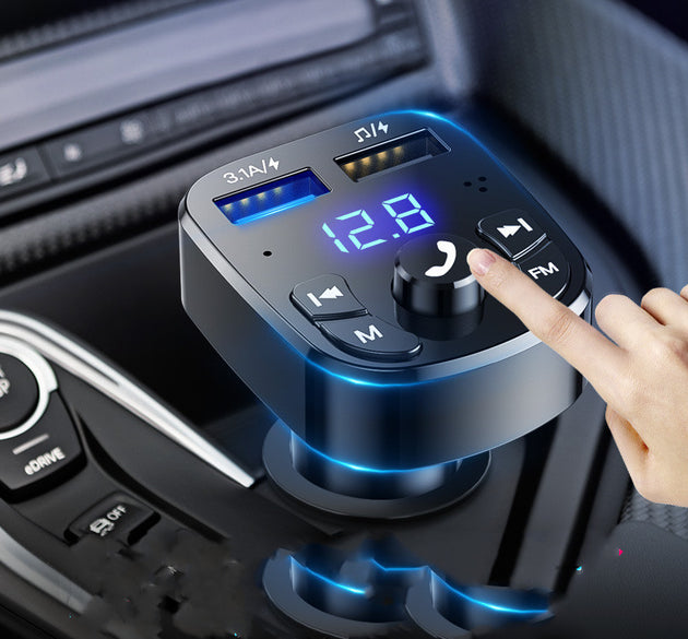 Bluetooth 5.0 Car FM Transmitter Dual USB Charger