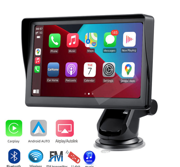 7 Inch Wireless CarPlay Smart Screen Navigation Display