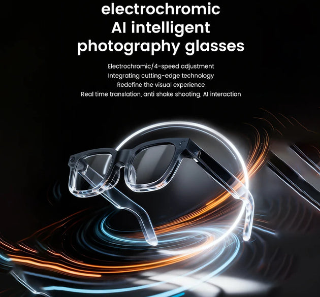 2026 Smart Glasses HD Photo Video OpenAI Record Translation Touch Photochromic Lenses Bluetooth Call Music Multifunction Glasses