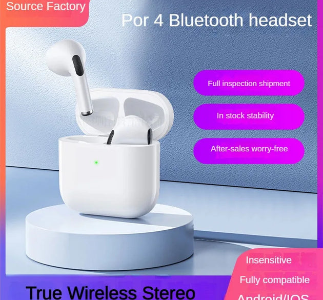 A4 Pro4 Wireless  Headphone Earphone Bluetooth 5.3 TWS True wirless Stereo Waterproof Headset with Mic for Xiaomi iPhone air pod