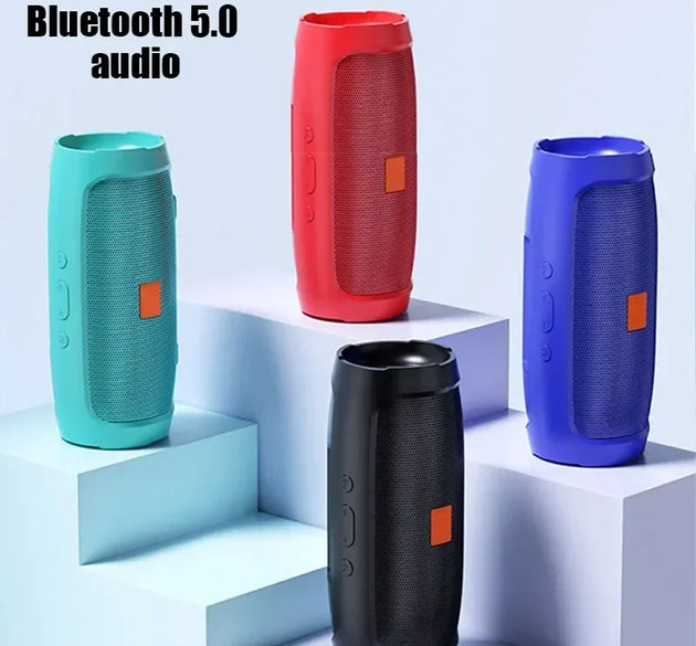 Portable Subwoofer Bluetooth Speakers Outdoor Stereo Surround Waterproof Loudspeaker Wireless Sound Box Support FM Radio TF Card
