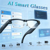 2026 Smart Glasses 800W HD Camera Anti Shake Video Recording Music AI Object Recognition WIFI Transmission BT Call Smart Glasses