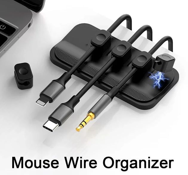 Magnetic Cable Management Cable Holder Clips Desk Multipurpose Cord Keeper Clips Mouse Keyboard Wire Organizer For Office Home