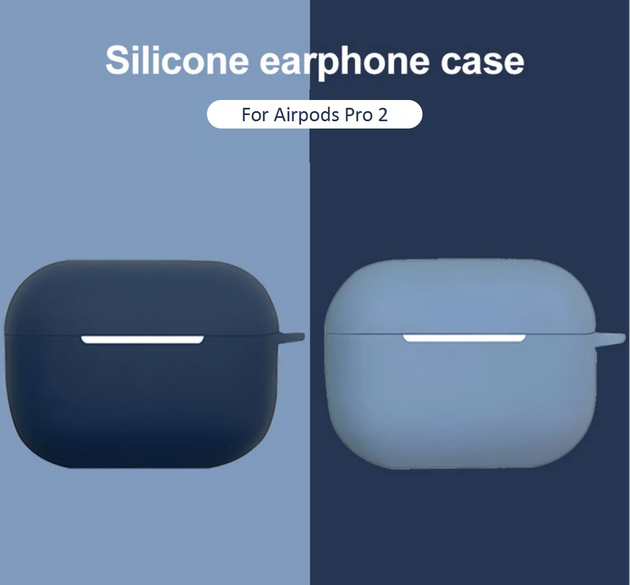 For Airpods Pro 2 Case Silicon With Carabiner Plain Color Earphone Case Wireless Headphone Cover Funda For Air Pod Pro2 Gen 2022