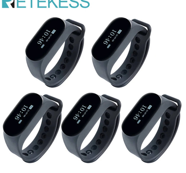 Retekess 5Pcs TD112 Wireless Waiter Calling System Restaurant Pager IPX7 Waterproof Watch Receiver for Hookah Cafe Bar Clinic