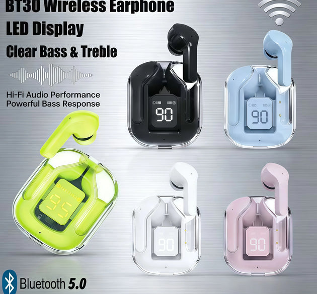 2026 Bestseller BT30 Bluetooth Headphones wireless 5.0 sports and gaming headphones noise-cancelling headphones with LED display