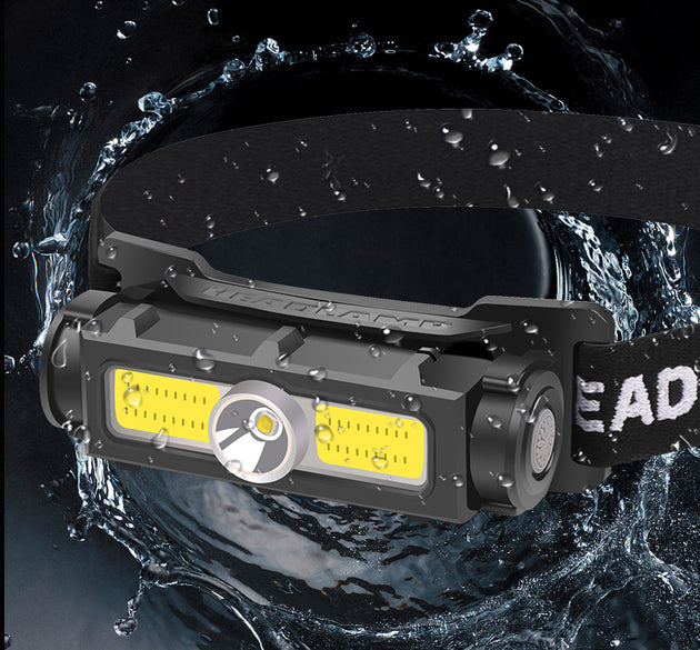Rechargeable LED Headlamp Fishing Flood Light