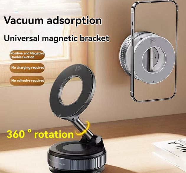 Magnetic Vacuum Suction Car Phone Holder