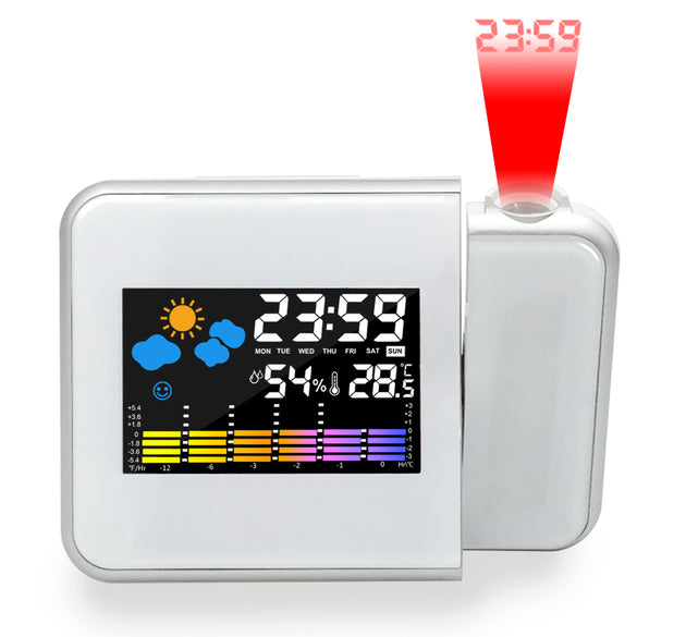 LED Projection Alarm Clock